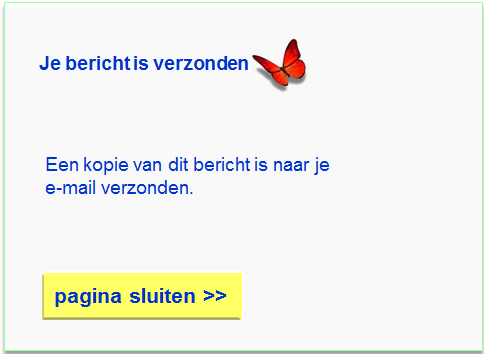Bedankt